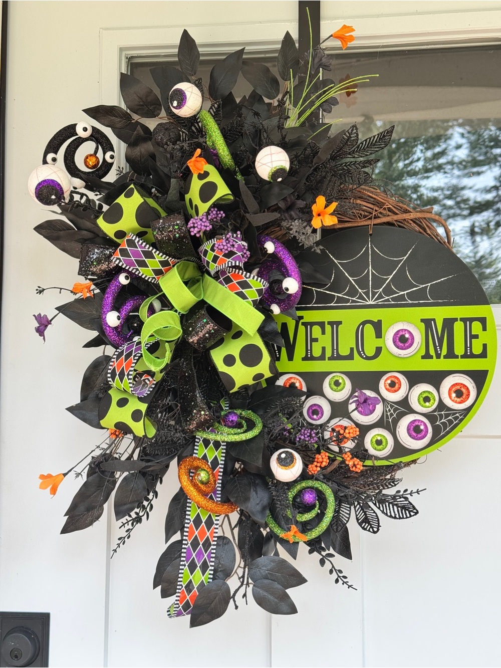 Eye See You” Spooky Welcome Wreath